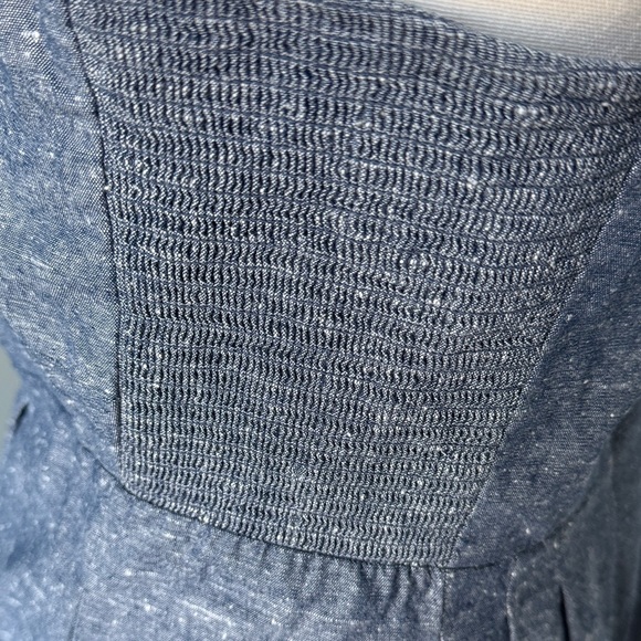 Elegant Madewell Blue Spaghetti Strap Dress size 12 - Picture 7 of 8